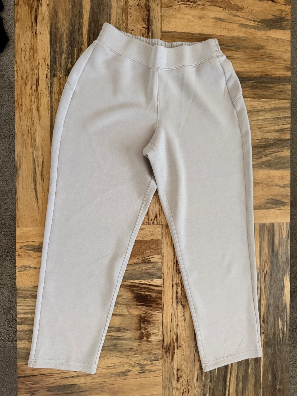 SPANX AirEssentials Luxe Straight Leg Pants - Size Petite Small - French Grey